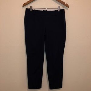 Women's J. Crew Winnie Navy Pant in Stretch Twill